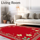 Winter Wonderland Bells Arched Entryway Greeting(Red)