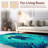 Charming Marine Life Visuals(Blue)