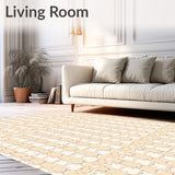 Honeycomb Hexagon Grid with Raised Cell(Beige)
