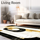 Art Deco Elegance Geometric Opulence(Black)