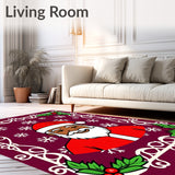 Merry Diverse Representation Yuletide Decorative Surface(Red)