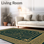 Ancient Mosaic Labyrinth Timeless Artifact Treasure (Gold) - ODIKA