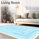 Educational Alphabet Learning with Friendly Animal Companion Theme(Blue)