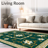 Classical Damask Blossom Arrangement With Intricate Details (Green)