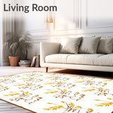 Botanical Vine Scrollwork with Delicate Leaf Accents(Brown)