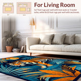 Chic Tropical Botanical Theme(Blue)