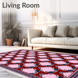 Boho Mosaic Featuring Layered Accents(Red)