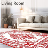 Joyful Celebration Damask Tapestry(Red)