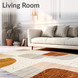 Speckled Mirage Area Neutral Beige & Earthy Tones Modern Design(Beige)