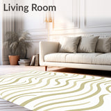 Heavenly Abstract Wave Textured (Beige) - ODIKA