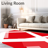 Winter Checkerboard with Bold Contrast Design(Red)