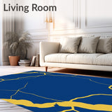 Azure Veined Luxury Accent(Blue)