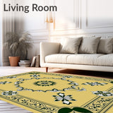 Classic Crisscross Interwoven Medallion Framework Artistic Tapestry(Beige)