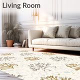 Heritage Damask Symmetrical Transitional Luxury Contemporary(Gold)