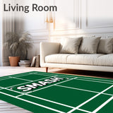 Badminton Court Smash Design(Green)