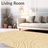 Exquisite Interwoven Ripple Wave Decorative (Beige)