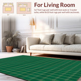 Elegant Reversible Checkered Style(Green)