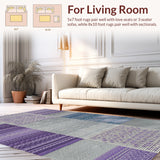 Ultra Soft Area Rug, Non Slip, Stain Resistant, Washable Area Rugs for Living Room, Bedroom, Kids Playroom Non-Shedding(Gray)