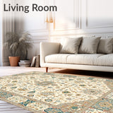 Staircase Beauty Beige Central Asian Motifs(Beige)