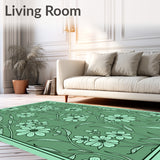Blossoming Spring Curved Border Artistic (Green)