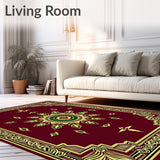 Gilded Goblin Interlocking Medallions with Flourish(Red)