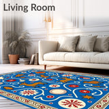 Artisan Spotted with Festive Whimsical Flourishes(Blue)