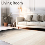 Beige & Brown Cascade Waterproof Indoor(Beige)