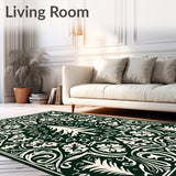 Enchanted Spruce Half Round Entrance Floor Covering(Green)