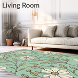 Enchanted Garden Blossom Trellis Foliage (Blue)