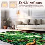 Colorful Forest Adventure Illustration(Green)