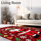 Festive African Heritage Santa Jolly(Red)