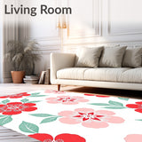 Artistic Blossom With Delicate Petal Overlays(Red)