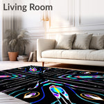 Vibrant Prism Dazzling Crystal Reflection Wonderland (Black) - ODIKA