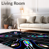 Vibrant Prism Dazzling Crystal Reflection Wonderland (Black) - ODIKA