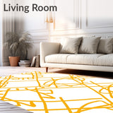 Modern Interlocking Medallion with Boho Accents(Yellow)