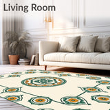 Interlocking Web with Subtle Minimalist Accents (Ivory) - ODIKA