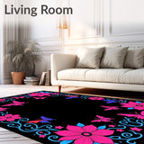 Mystic Fairy Garden with Ethereal Butterflies and Lush Blossoms (Pink)