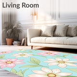 Blooming Lotus Petal Interlocking Floral Art(Blue)