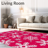 Snowstorm Delightful Merry Celebration Fancy Graceful(Red)