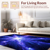 Charming Playful Owl Galaxy Scene(Blue)