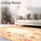 Boho Chic Sunset Inspired Orange and Cream(Ivory)