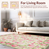 Garden Strawberries and Daisies(Red)