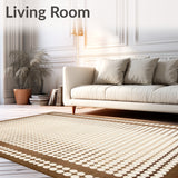 Brown Beige Contemporary(Beige)