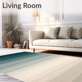 Earthy Ombre Beige Gradient Shaded(Blue)