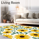 Sunburst Daisy Chain Design with Retro Cottage Aesthetics (Yellow) - ODIKA