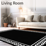 Contemporary Lattice Framework Chain Artistic Pathway (Black)