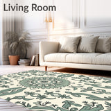 Paisley Medallion Cascade with Eastern Inspired Flourishes(Ivory)