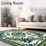 Arabesque Damask Flourish Artisan Collection(Green)