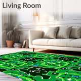 Glowing Feline with Twinkling Holiday(Green)