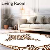 Vintage Medallion Artisan Tufted(Brown)